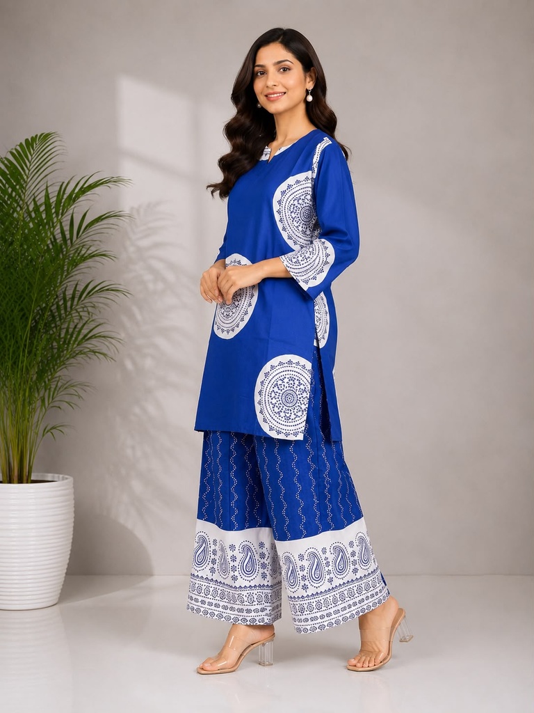 Premium Rayon Printed Co-Ord Set for Women
